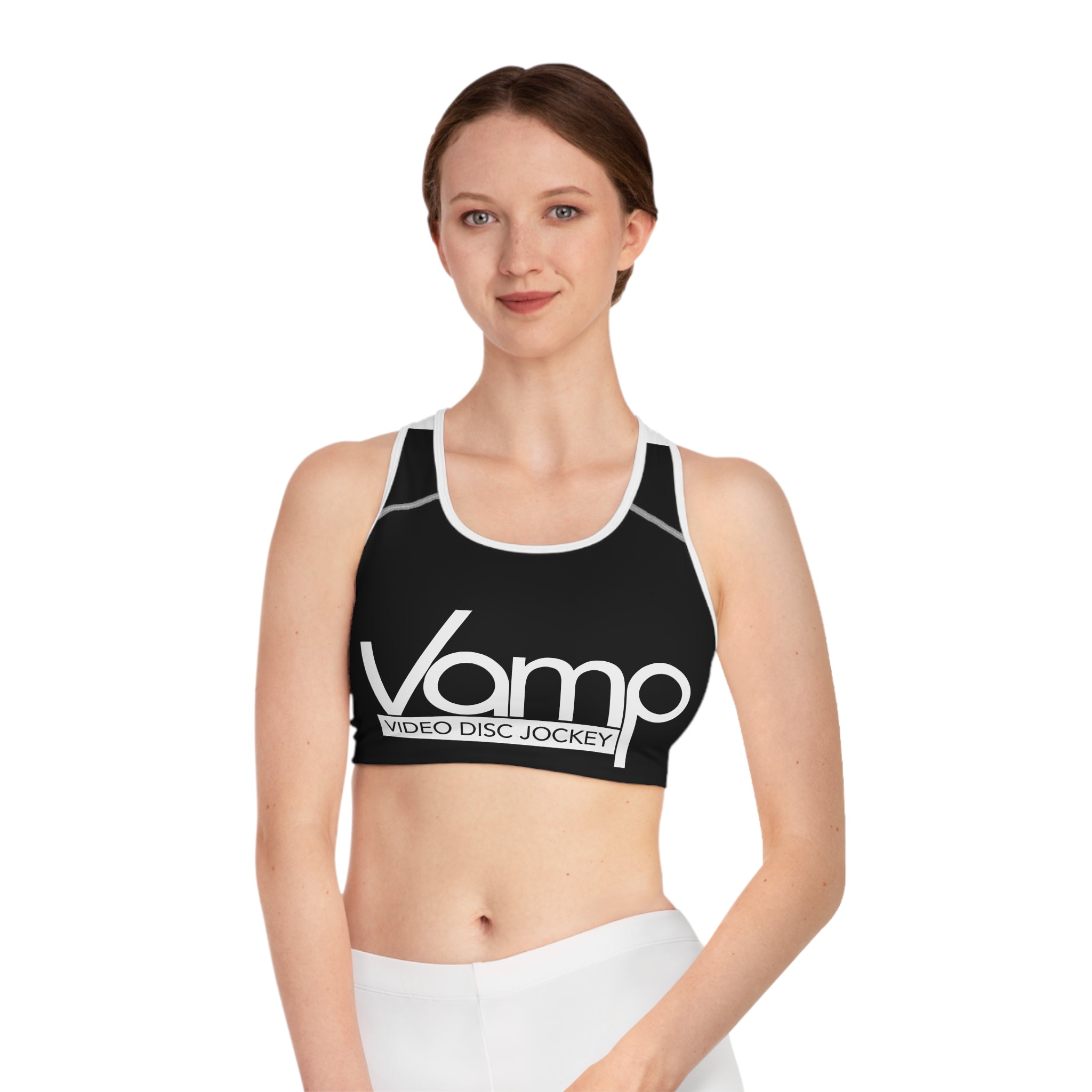 "DJ VAMP" 🎧Signature Sports Bra – Built for the Beat, Styled for the Street
